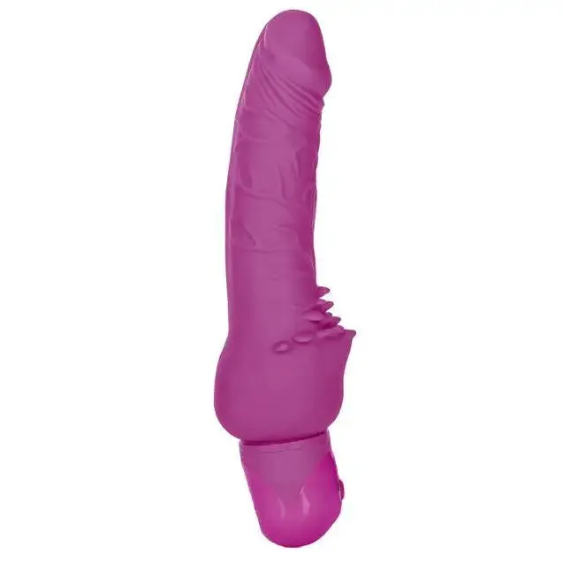 10-inch Colt Pink Multi-speed Penis Vibrator with Clit Stim