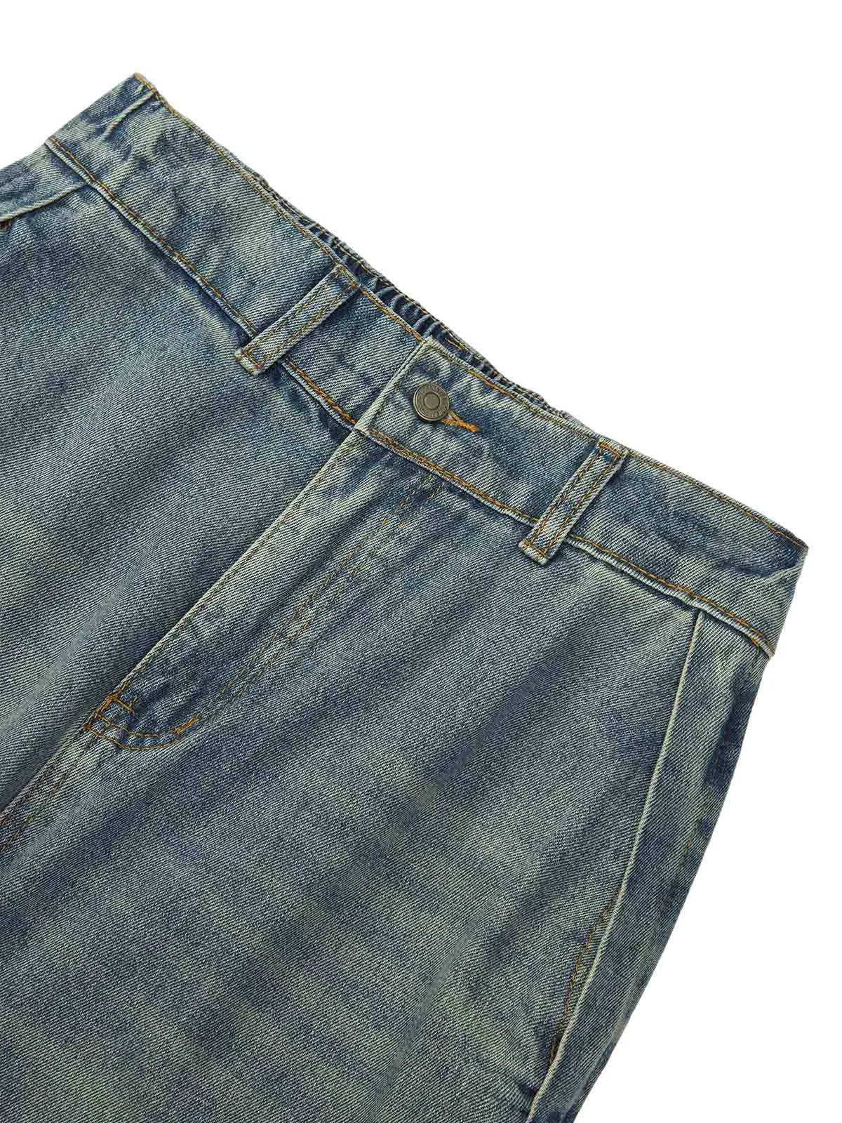 1984 American Retro Contrast Washed Jeans