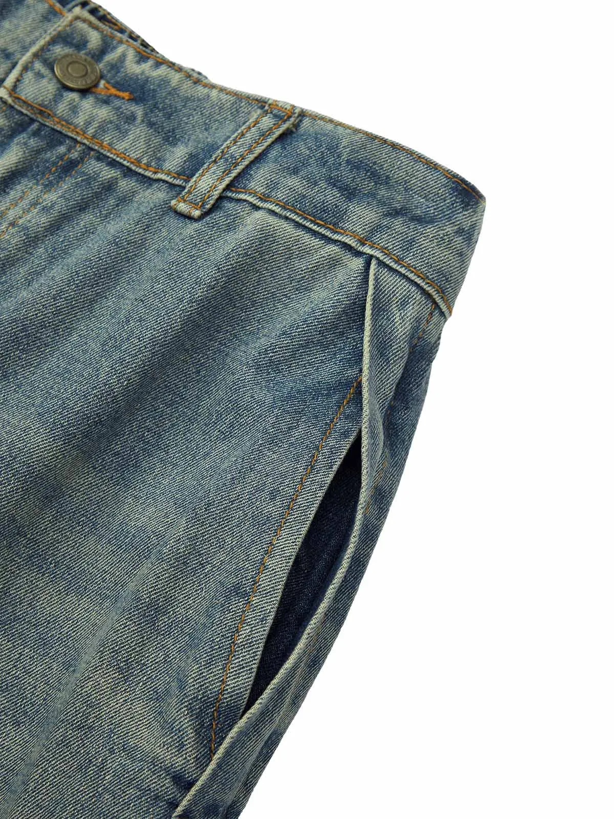 1984 American Retro Contrast Washed Jeans