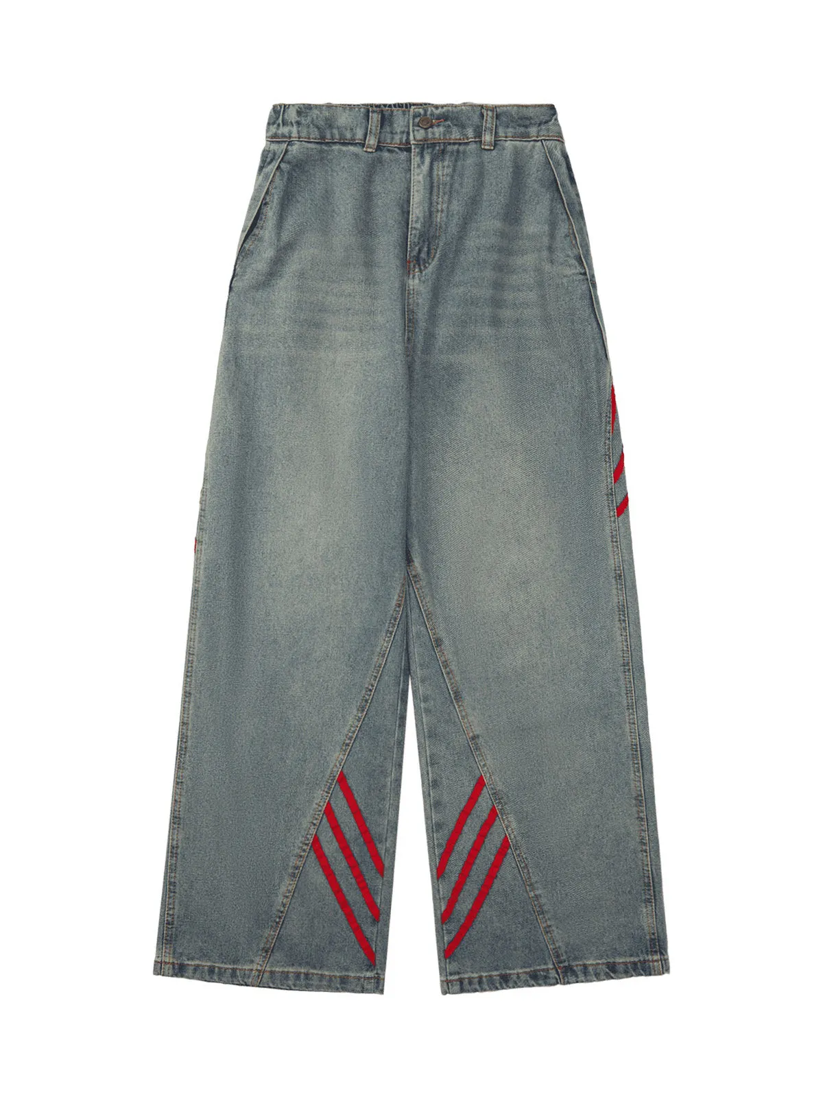 1984 American Retro Contrast Washed Jeans