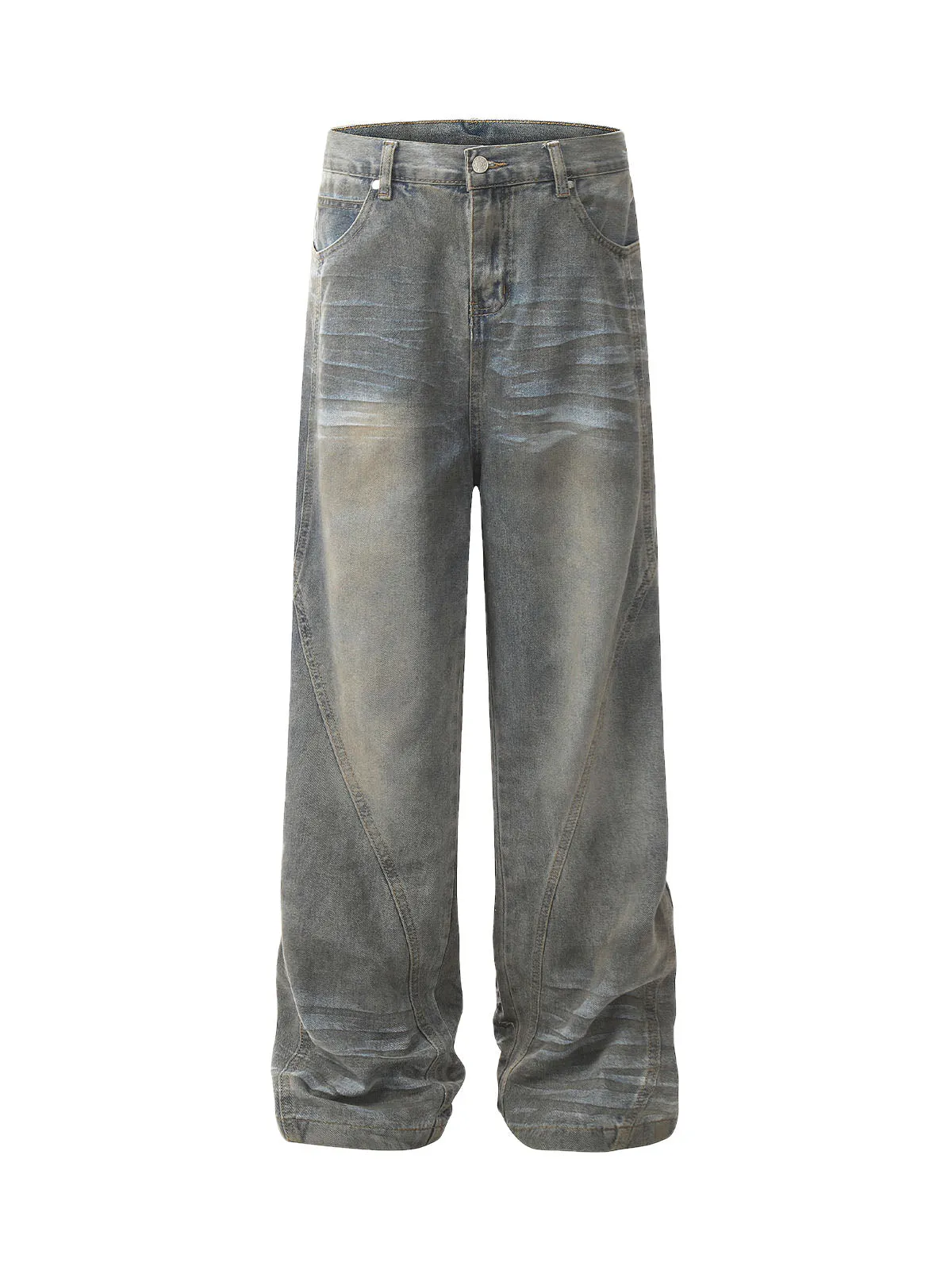 1984 High Street Washed Distressed Jeans - 2191