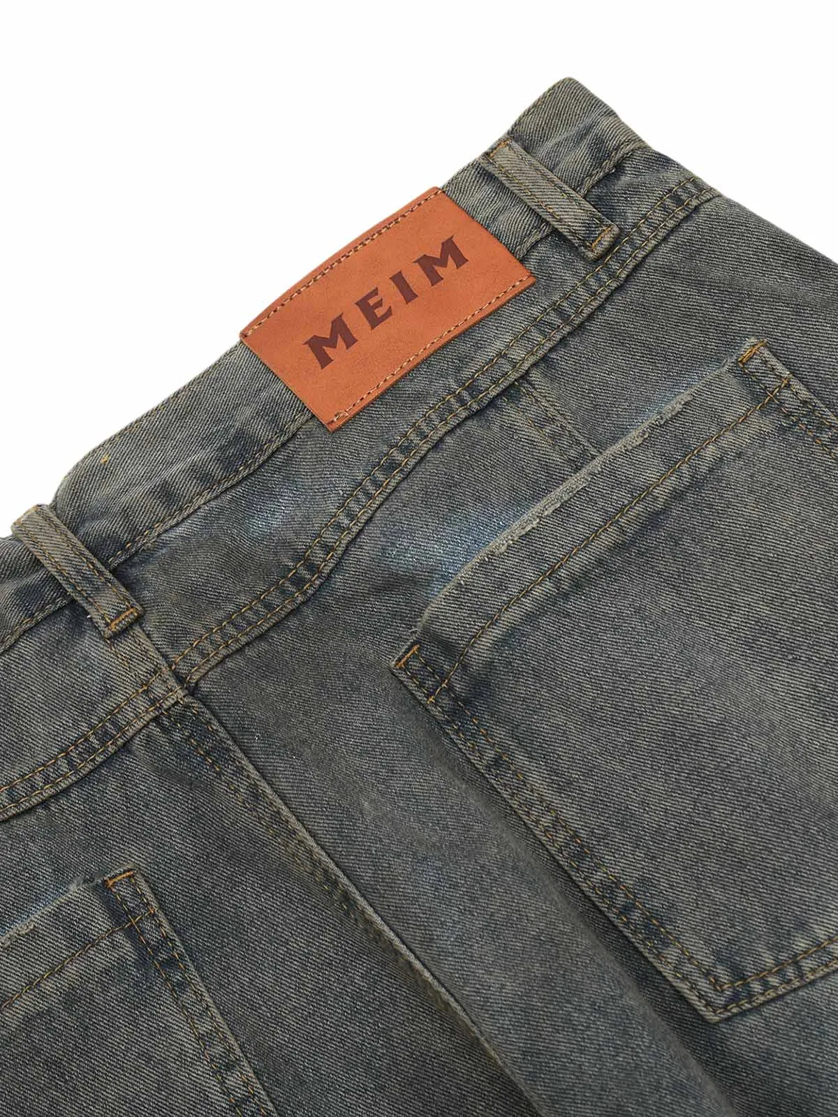 1984 High Street Washed Distressed Jeans - 2191