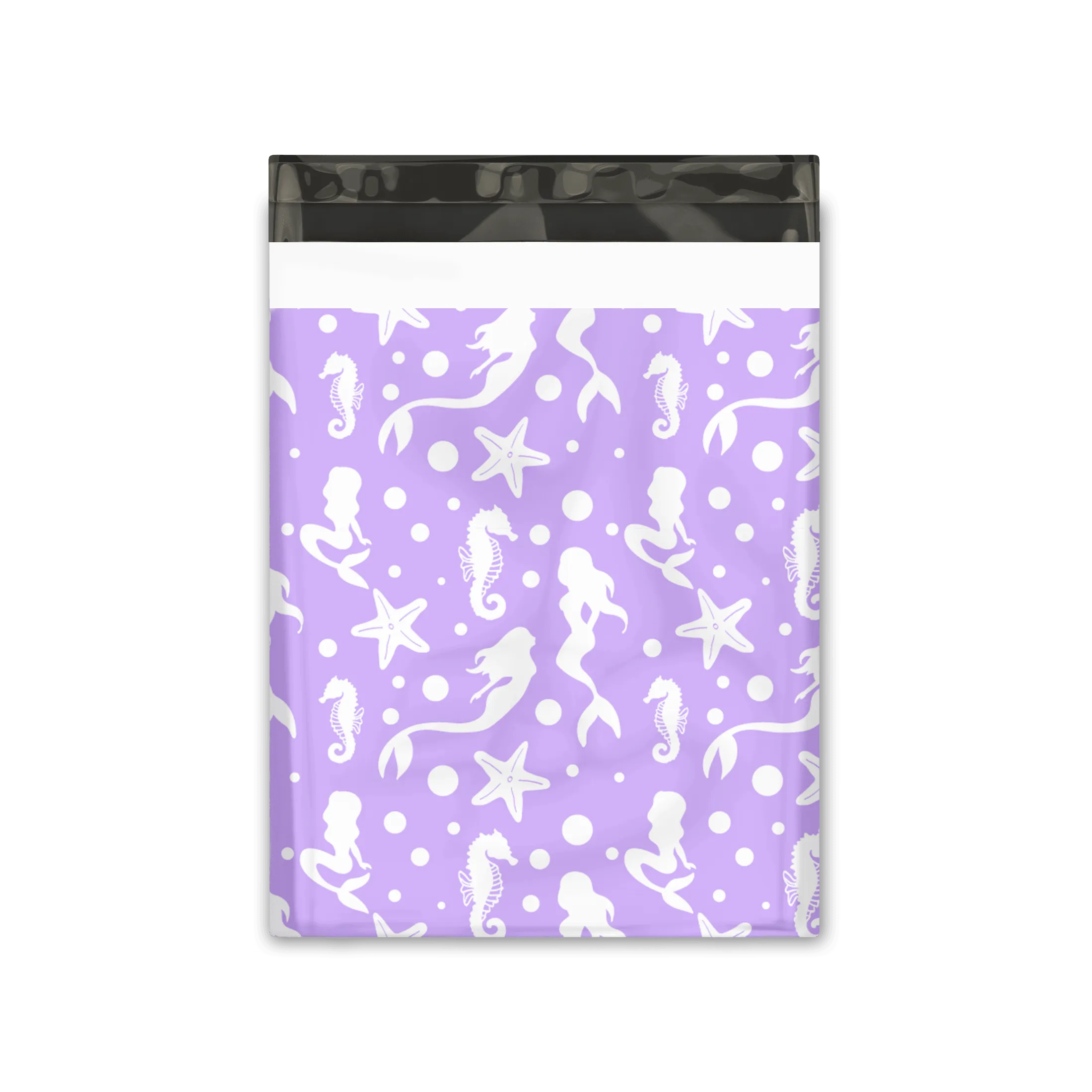 19x24" Purple Mermaids Designer Poly Mailers Shipping Envelopes Premium Printed Bags