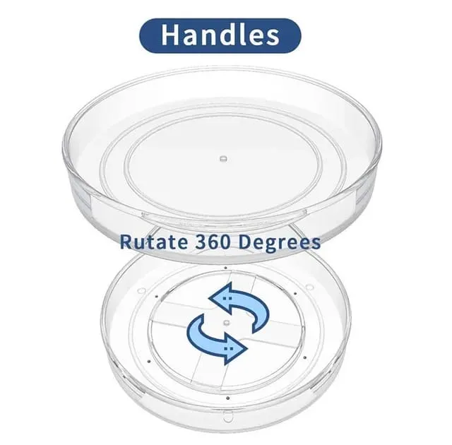 2 layer 360 Rotation Cabinet Turntable Organizer/Lazy Susan