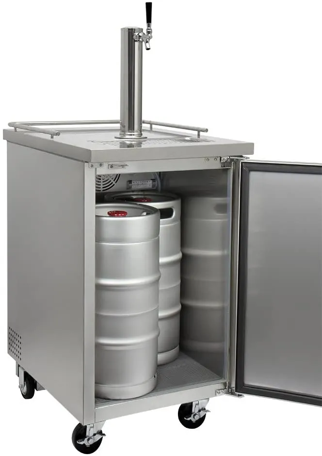 24" Wide Cold Brew Coffee SilverCommercial Kegerator