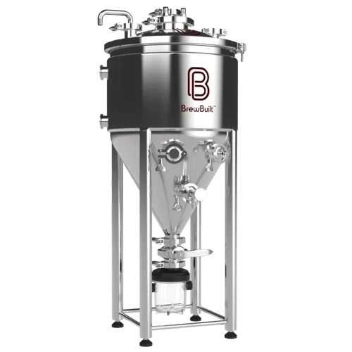 53L BrewBuilt X2 - Jacketed Stainless Steel Conical Unitank Fermenter Kit (14gal)