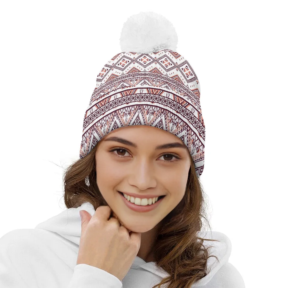 Adornment Bobble Beanie Hat