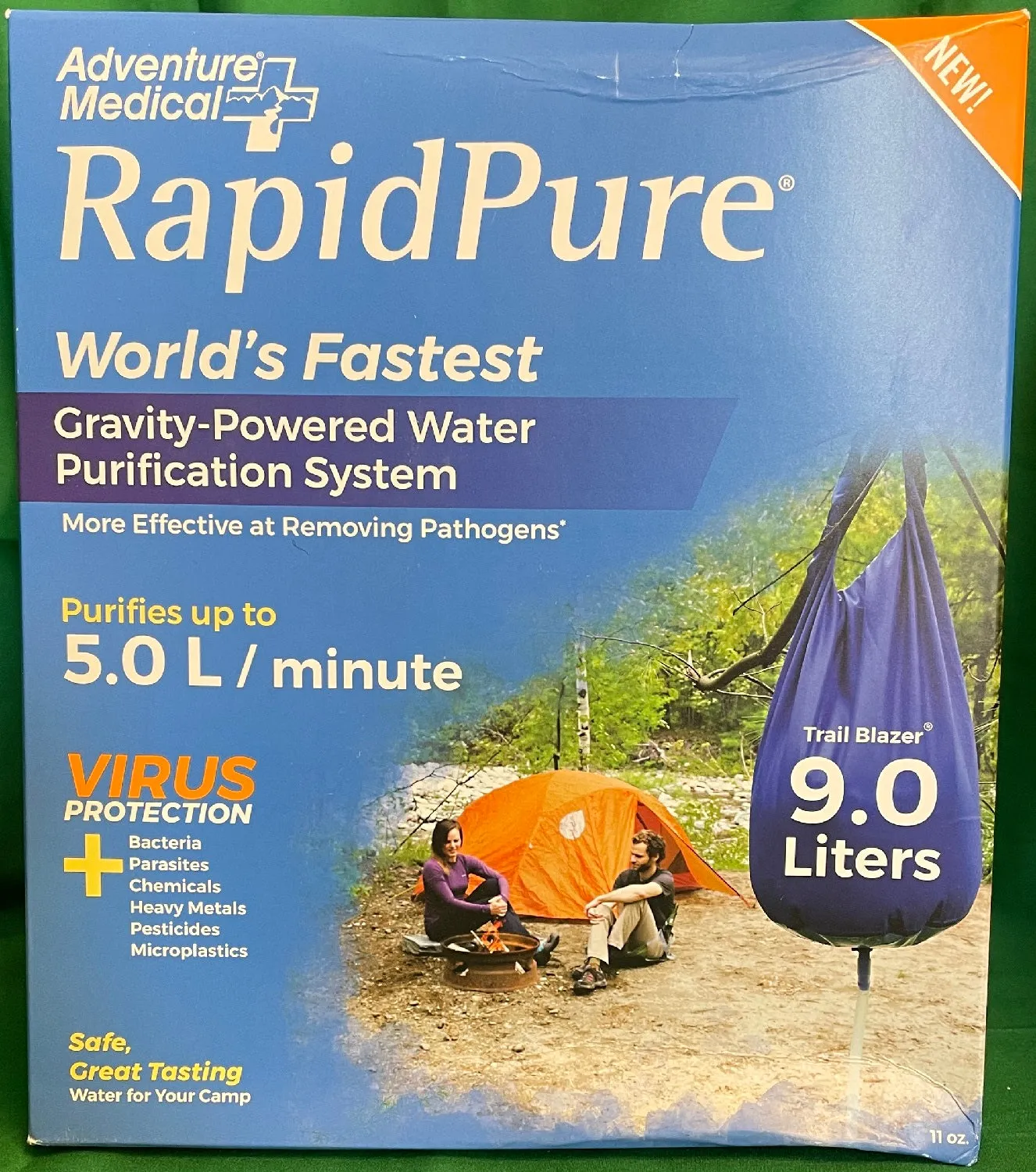 Adventure Medical RapidPure Trail Blazer Gravity-Powered Water Purification System 0160-0141