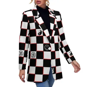 All Over Print Women&#039;s Blazer Women's casual suit