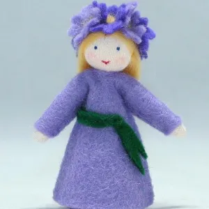 Ambrosius Flower Fairies - Alpine Aster Flower Hat Dolls