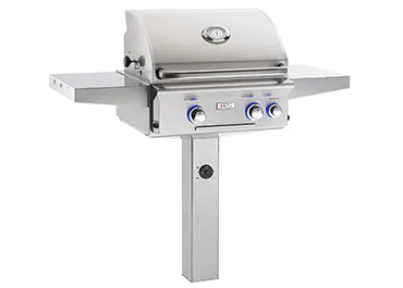 American Outdoor Grill L-Series 24" In-Ground Lights Propane Gas Grill