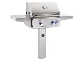 American Outdoor Grill L-Series 24" In-Ground Lights Propane Gas Grill