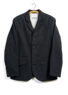 ANKER | Casual 4-button Blazer | Black Pin