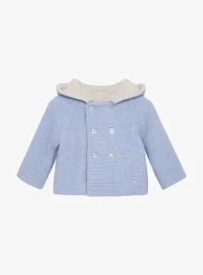 Baby Teddy Coat in Pale Blue