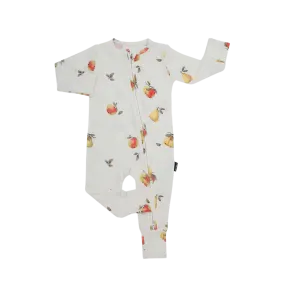 BELAN J Footless Sleeper with Fold-Over Cuffs - Orchard