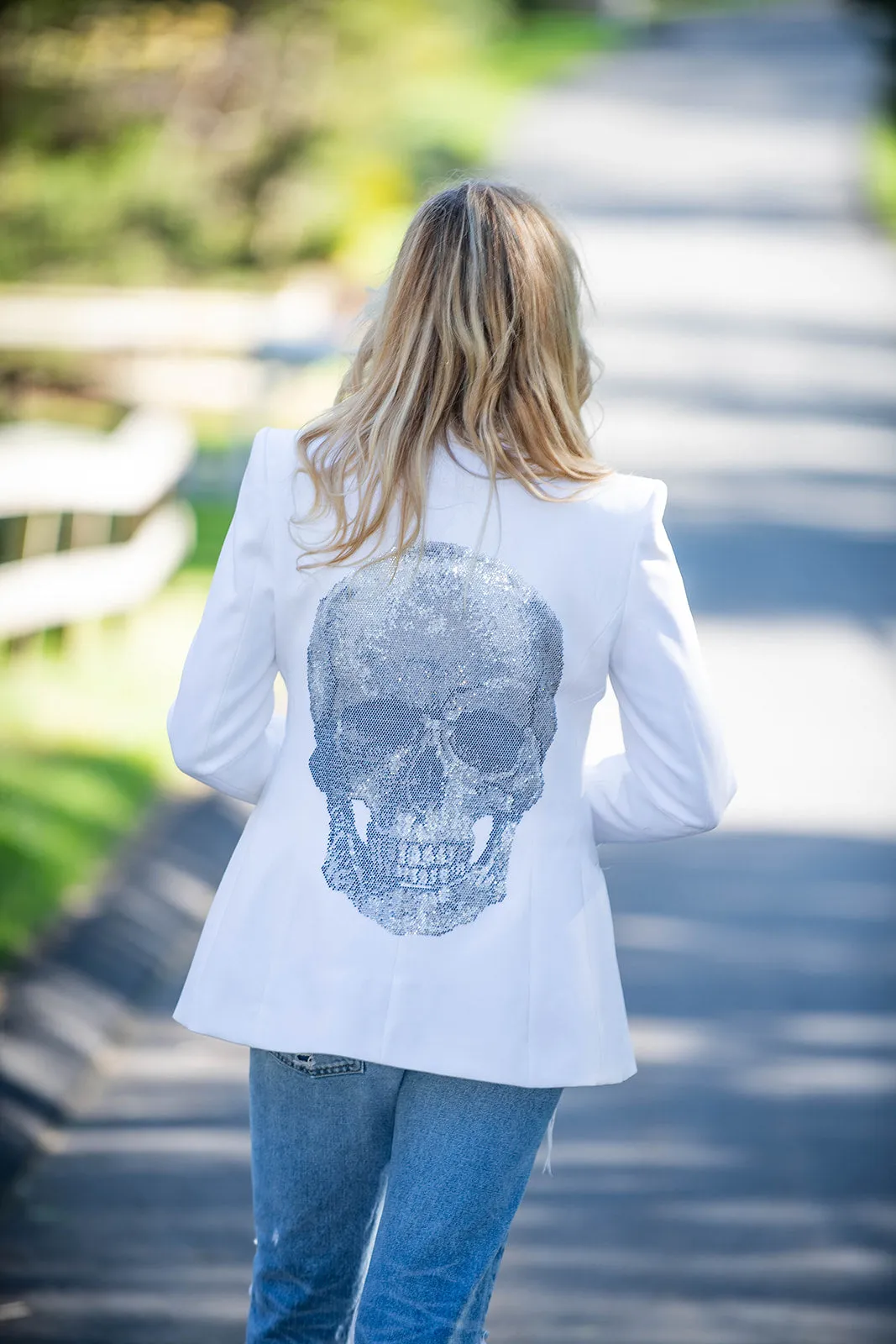 Big Skull Blazer - Black