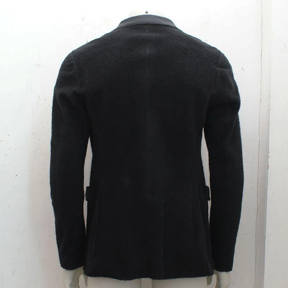 Black Reversible Two-Button Blazer