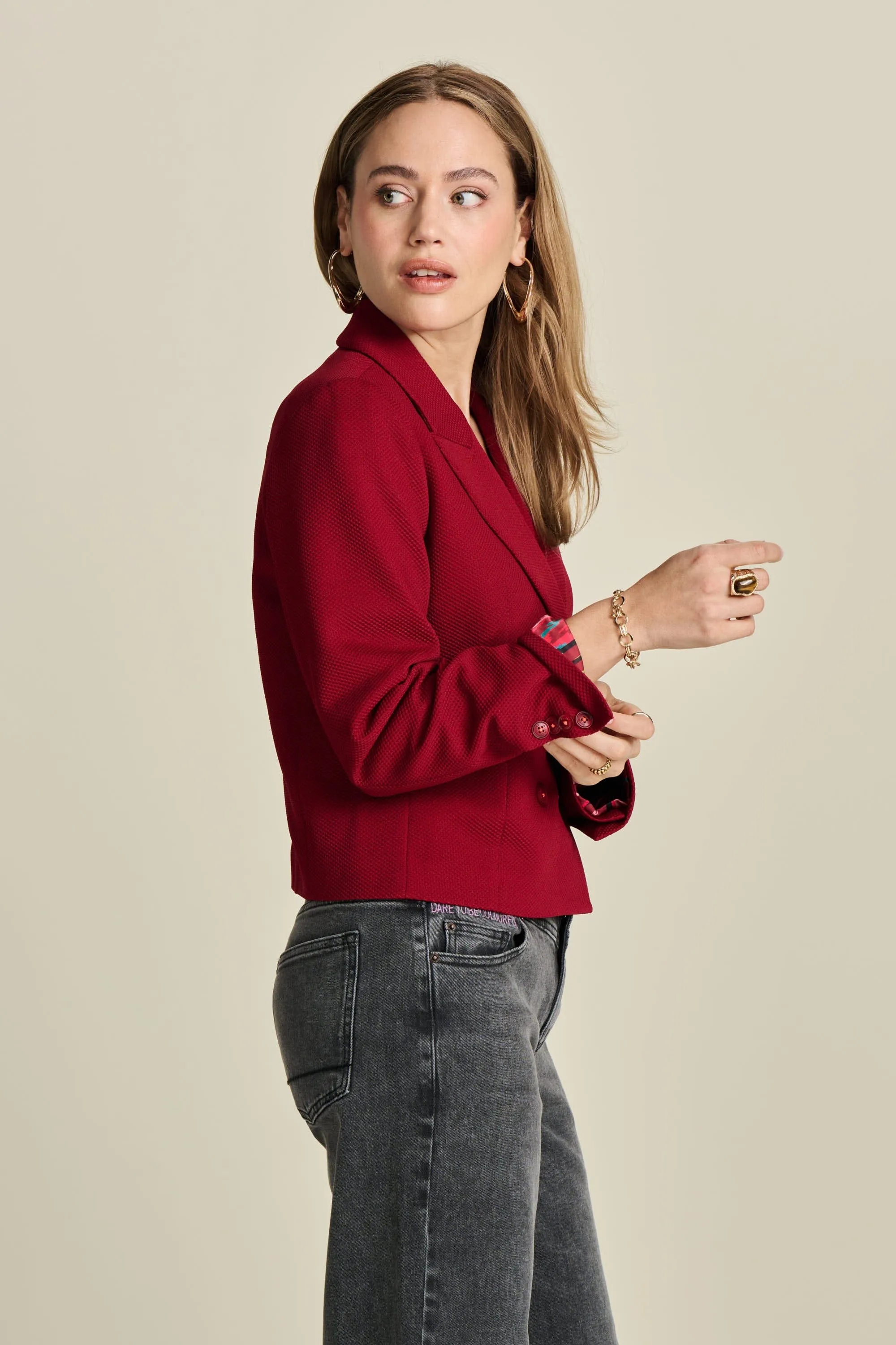 BLAZER - Burgundy Red Short