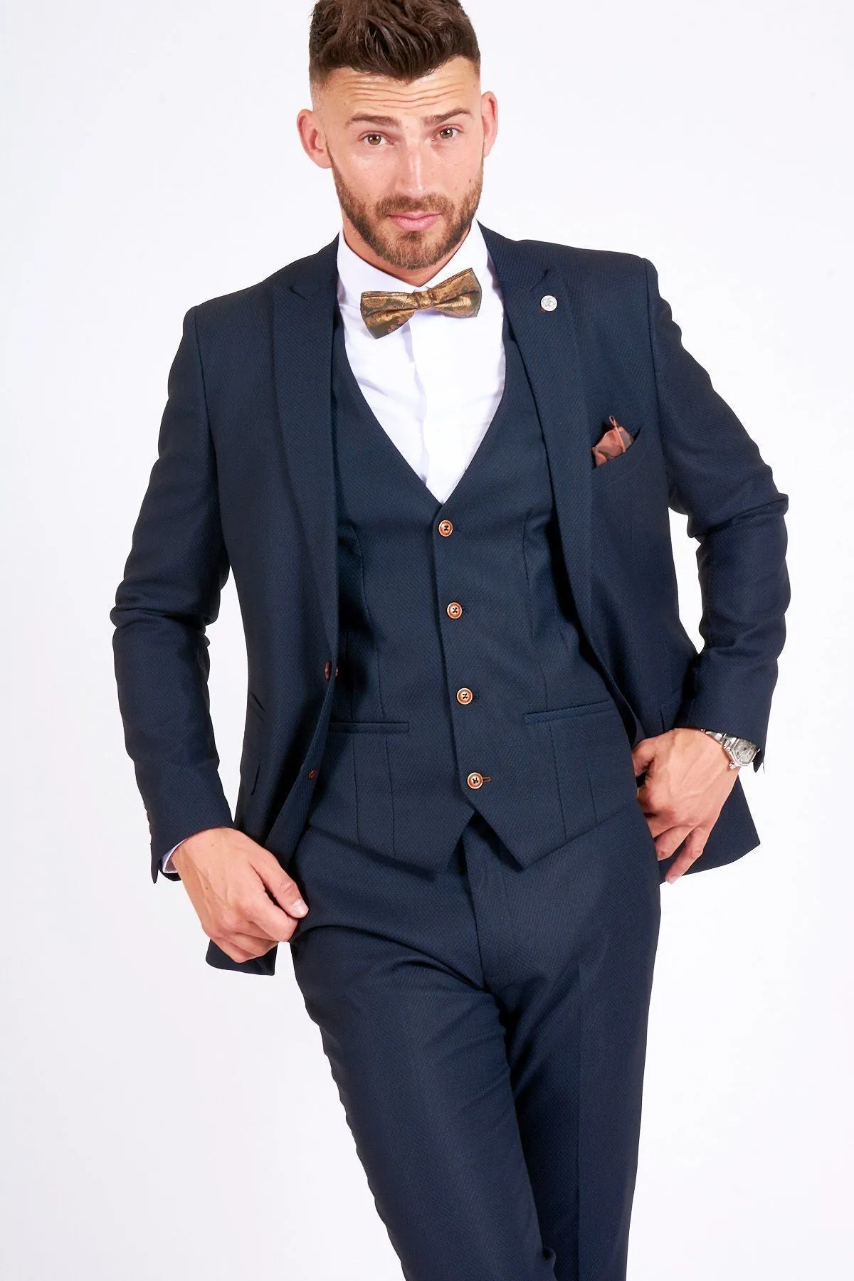 Blogger Style | MAX Navy Suit As Worn By Remus Bujor