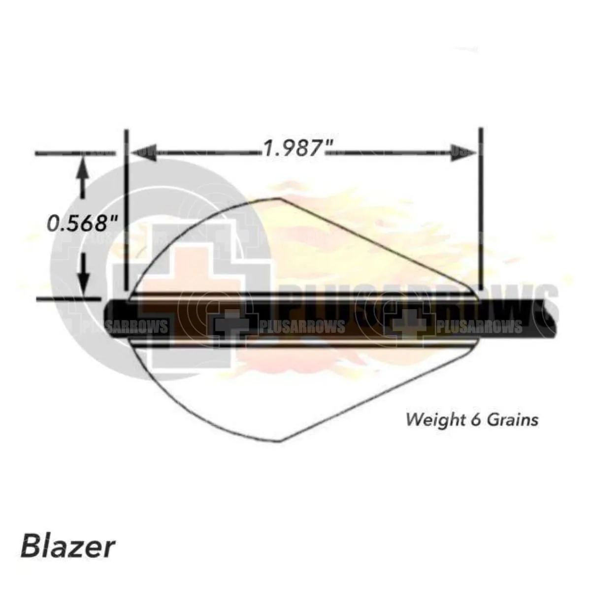 Bohning Blazer Vanes 2" (12 Pack)