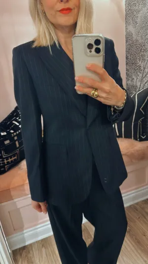 'Brio' Pinstripe Blazer