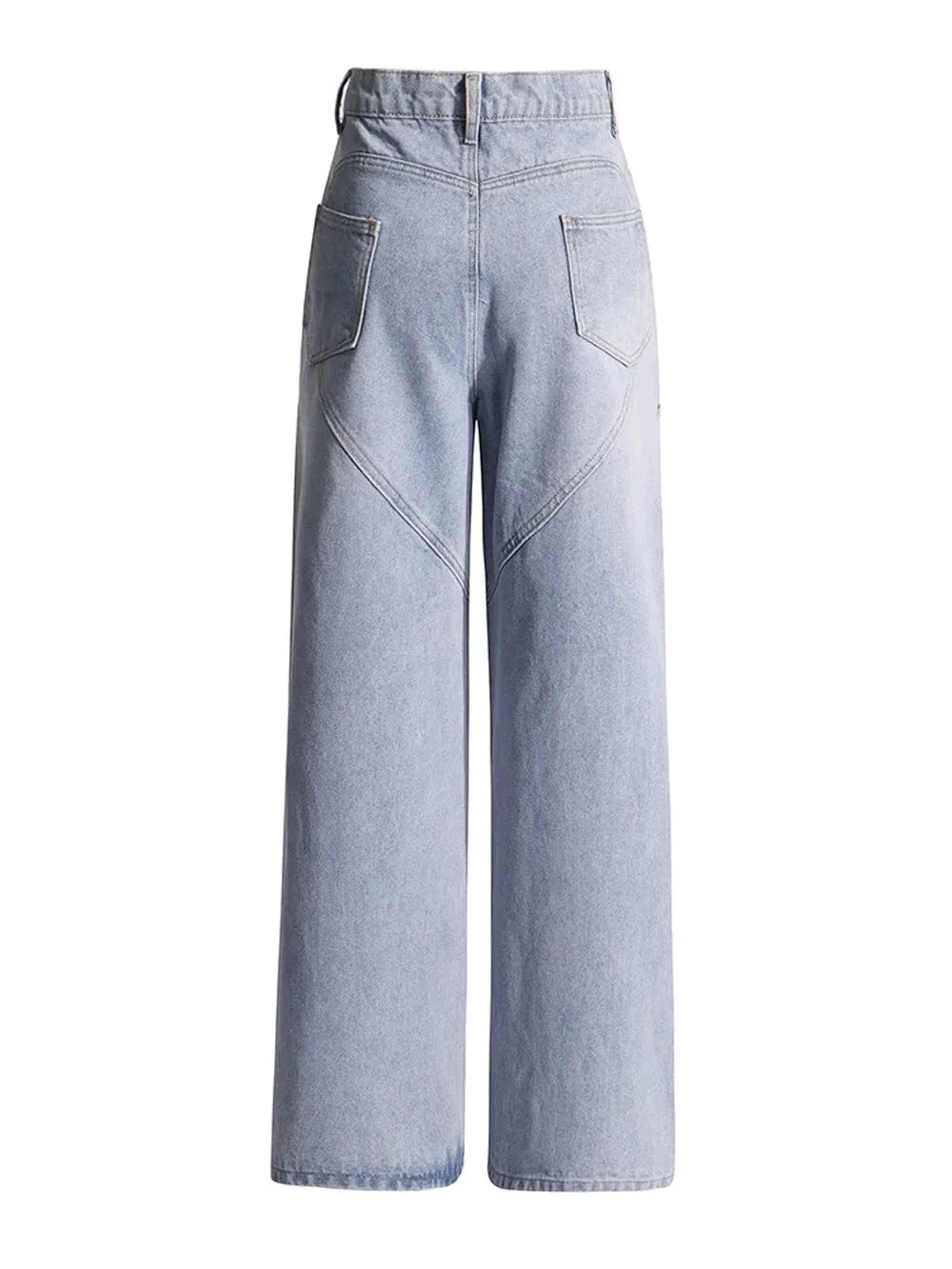 Brithany Hollow Out Diamond Denim Pant