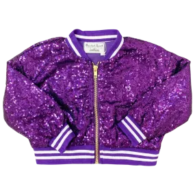 BS Sequin Jacket - Purple