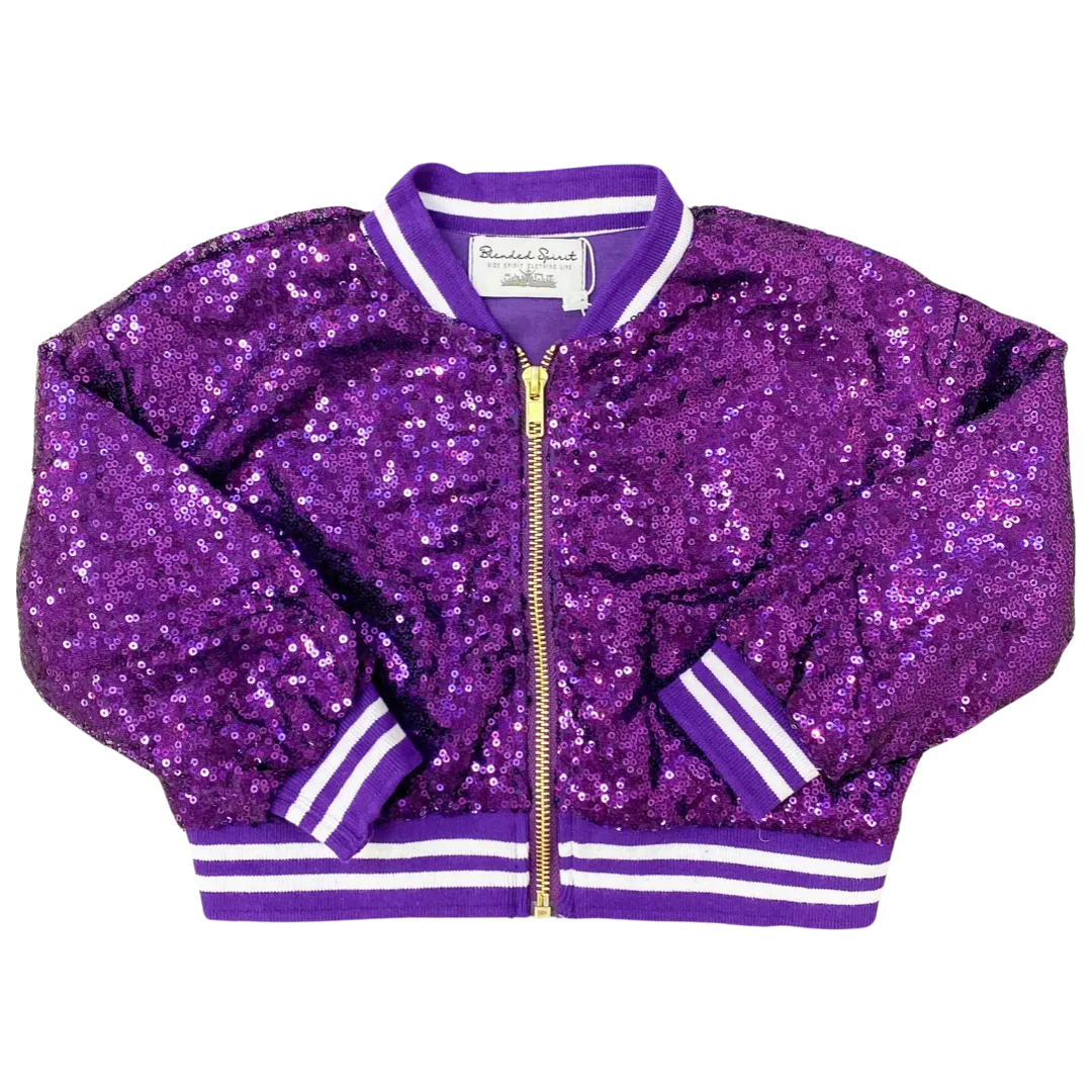 BS Sequin Jacket - Purple