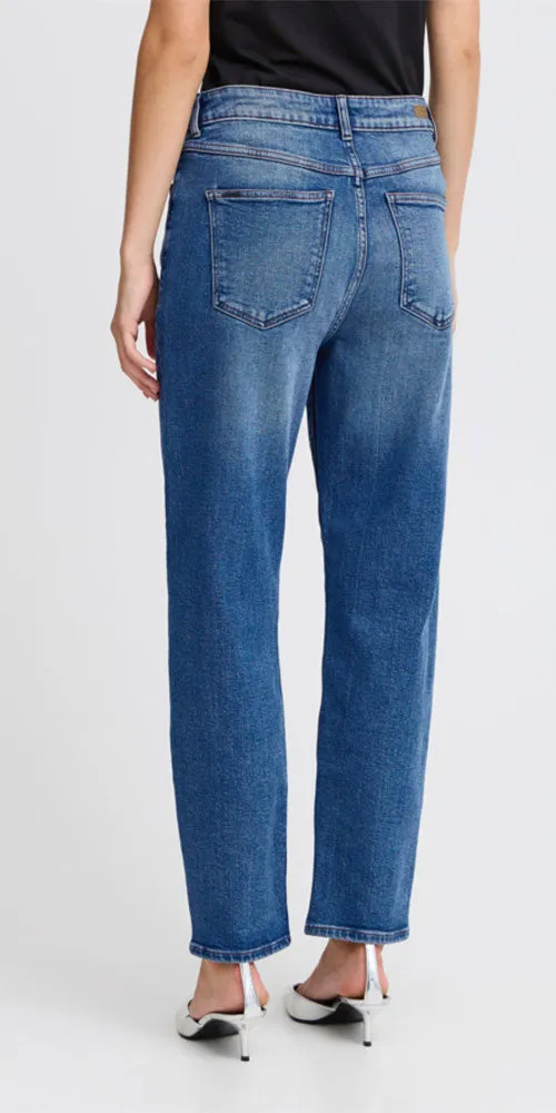 B.Young High Waist Relaxed Jeans