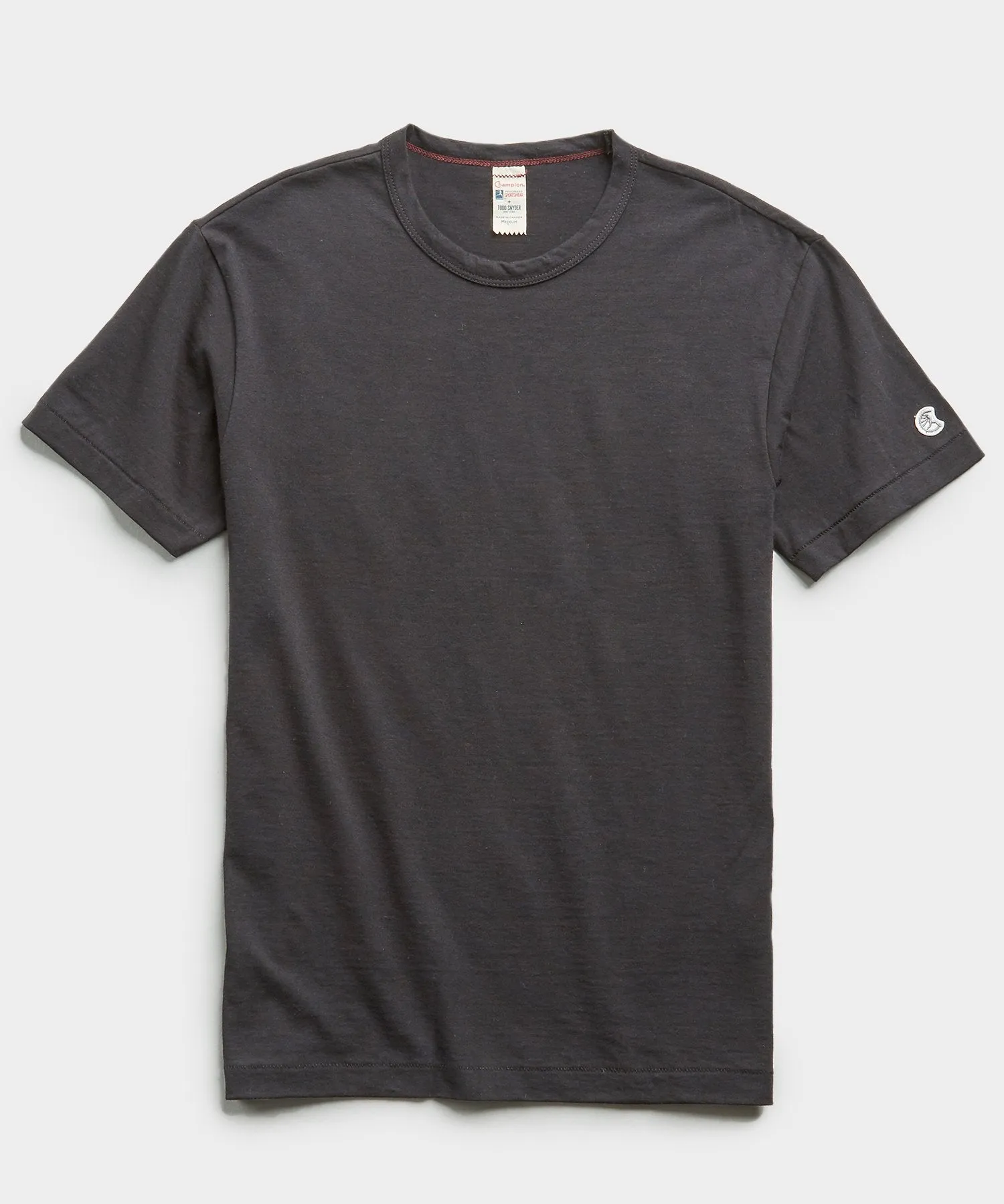 Champion Basic Jersey Tee in Asphalt