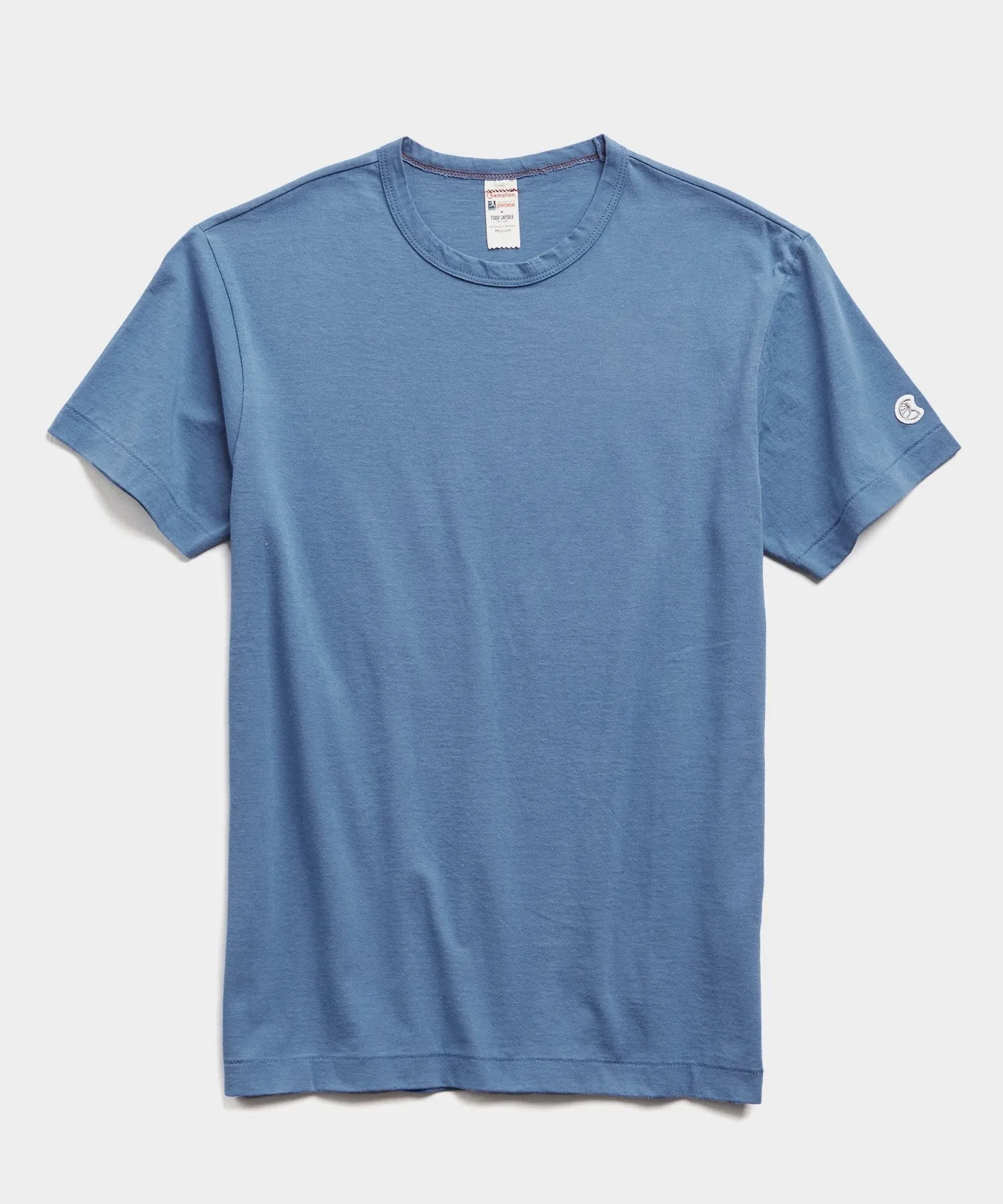 Champion Basic Jersey Tee in Cadet Blue