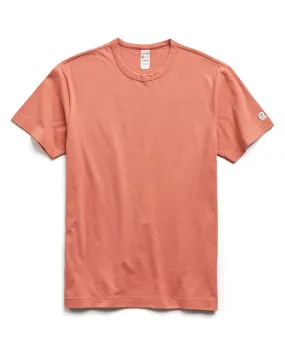 Champion Basic Jersey Tee in Orange Russet