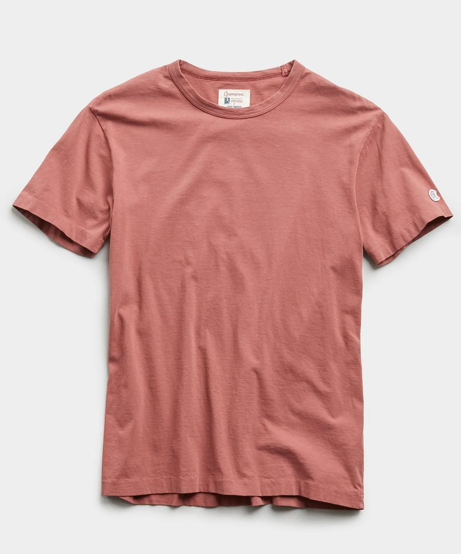 Champion Basic Jersey Tee in Rosewine