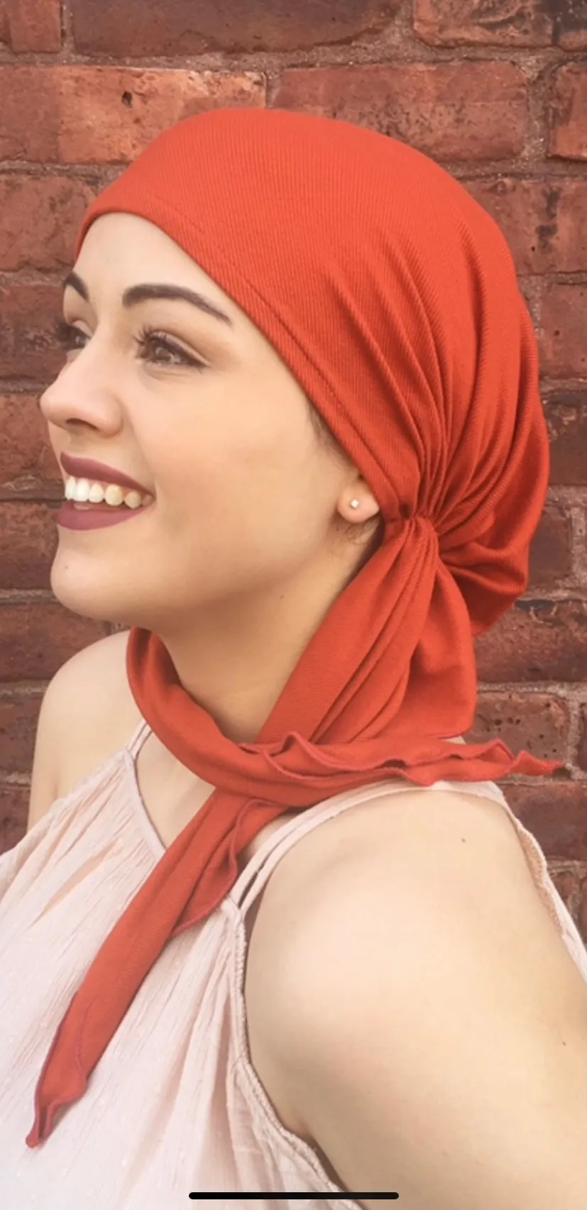 Christmas Gift | Boho Hipster Style | Soft Fabric Pre-Tied Tichel Hijab Hair Wrap Hijab For Muslim Jewish Christian Women Who Cover Their Hair