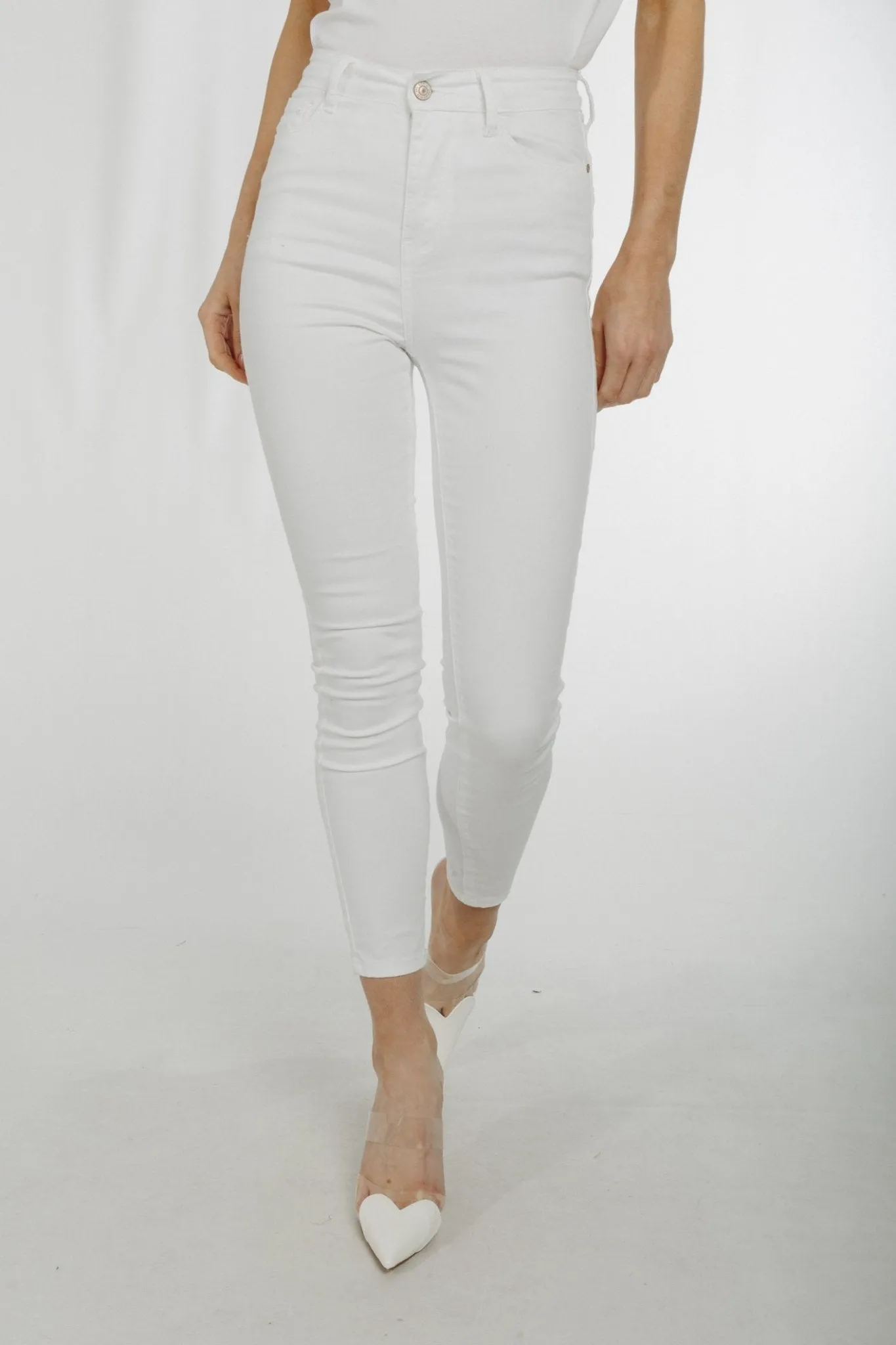 Cindy Skinny Jean In White