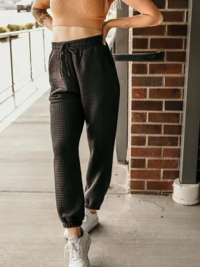 Cozy Waffle Knit Joggers