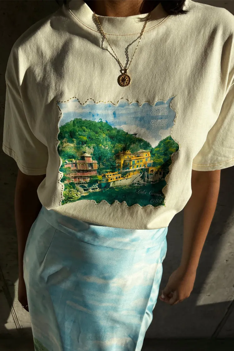 Cream Scenery T-Shirt