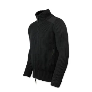 CWO Full Zip Sweater - Black