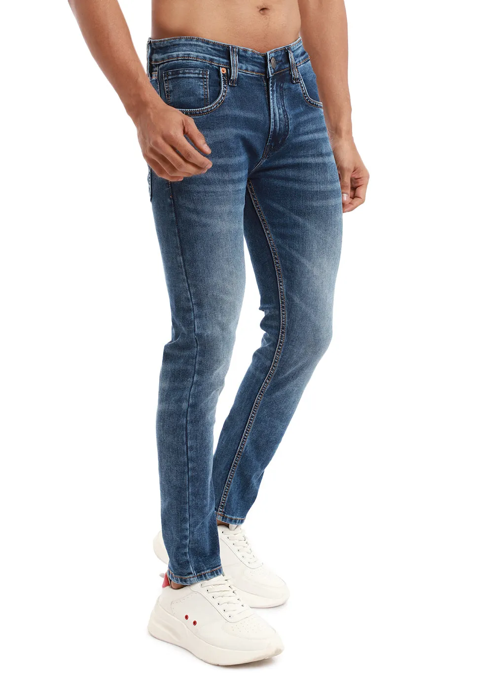 Dark Blue Slim fit Jeans