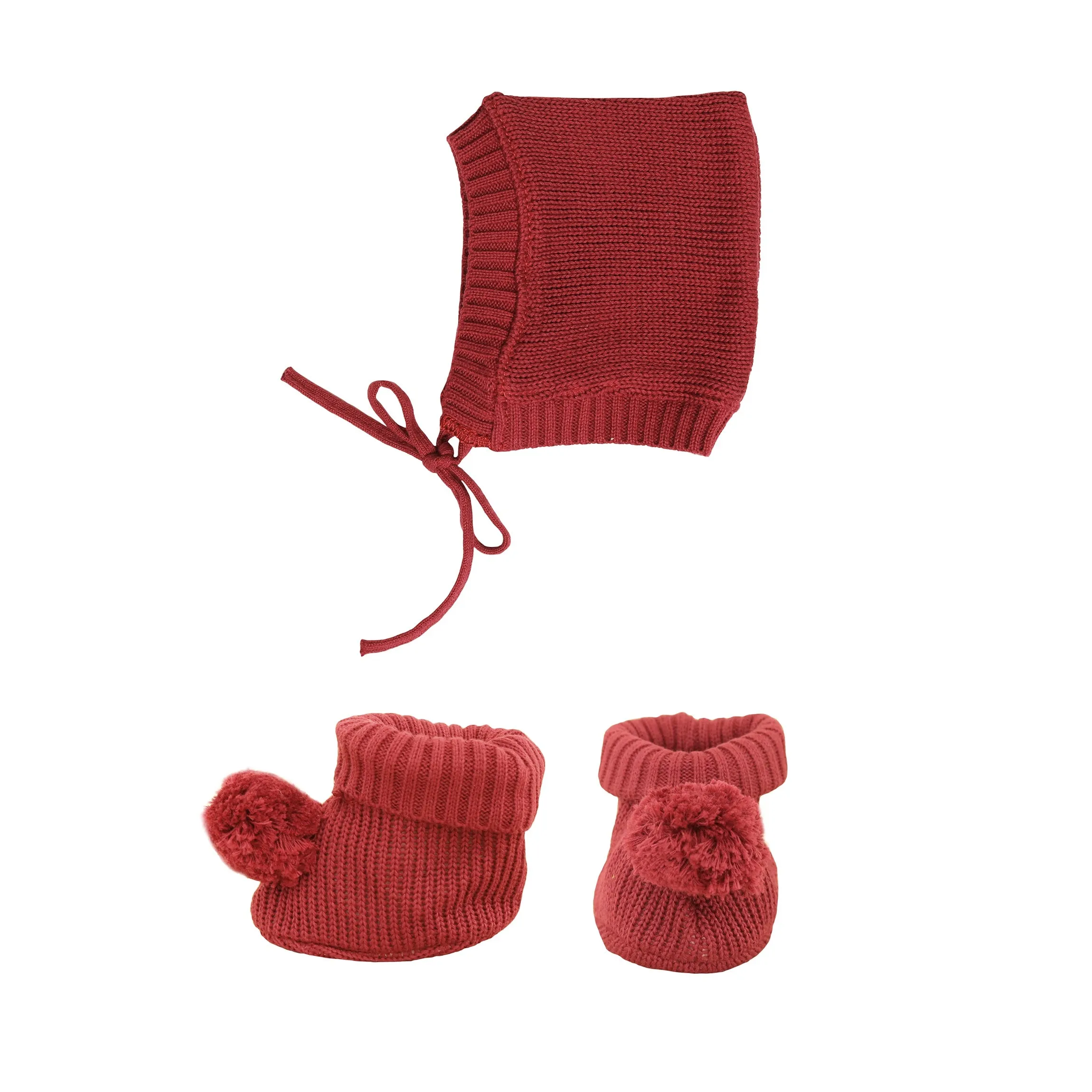 Dinkum Doll Knit Set - Plum