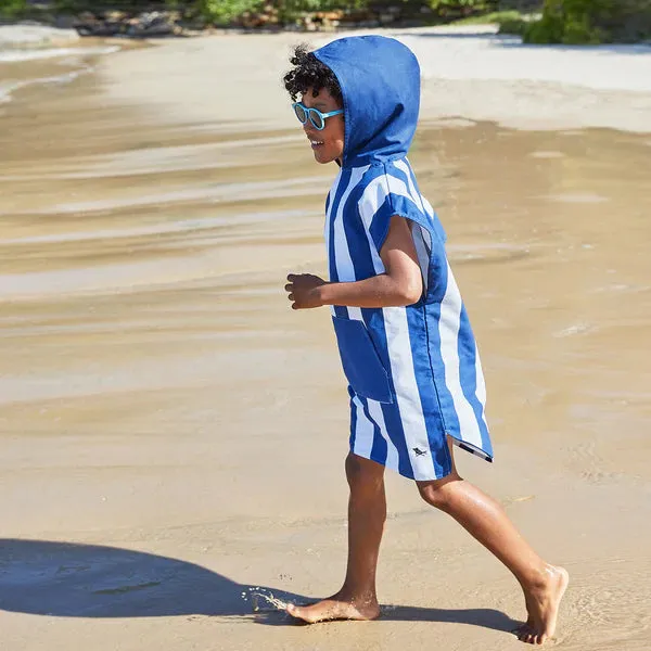 Dock & Bay Kids Poncho - Whitsunday Blue