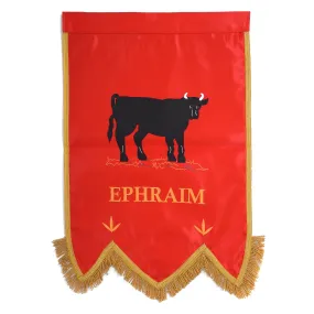 Ephraim Royal Arch Chapter Banner - Printed With Gold Braid & Fringe