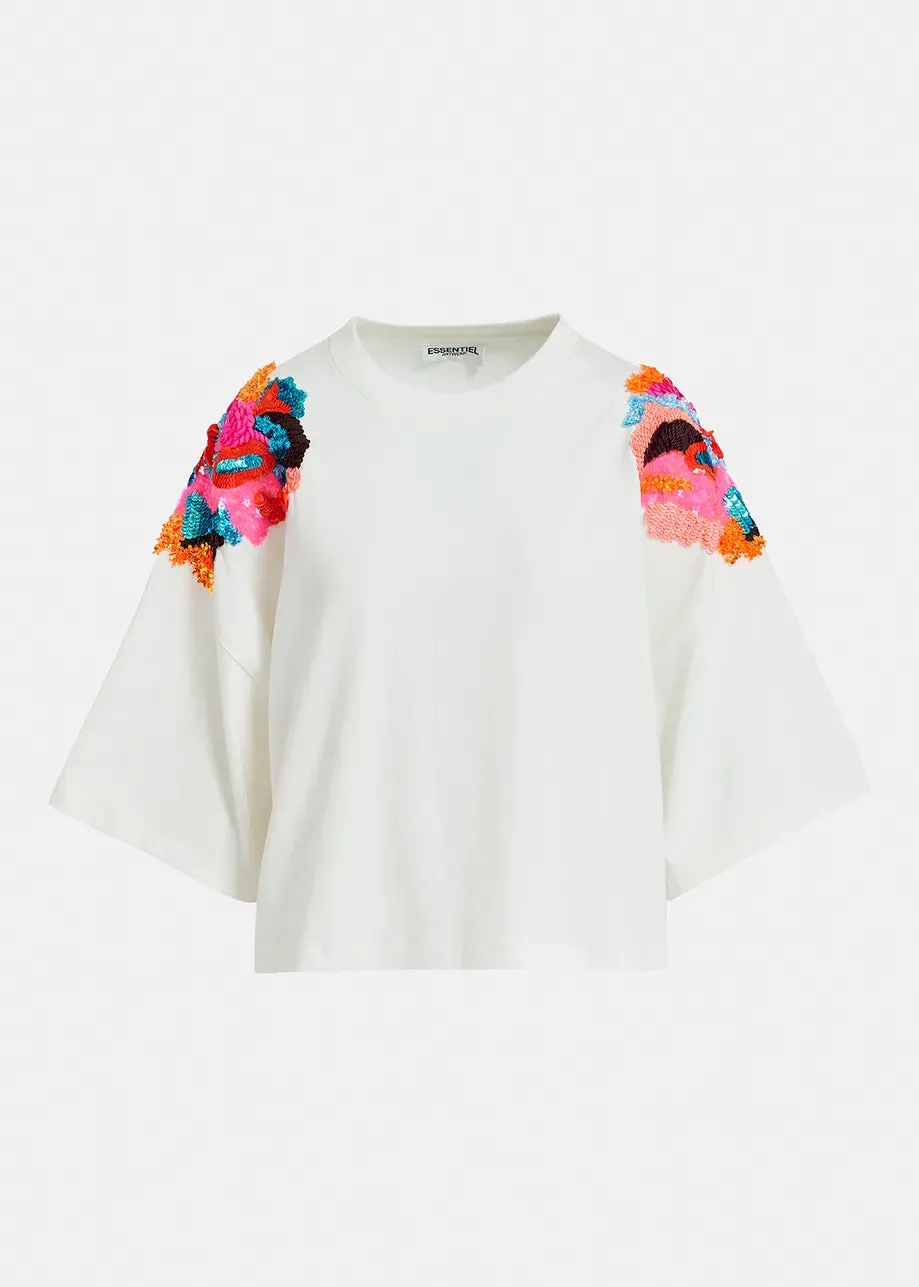 Essentiel Antwerp Fester Tee in White