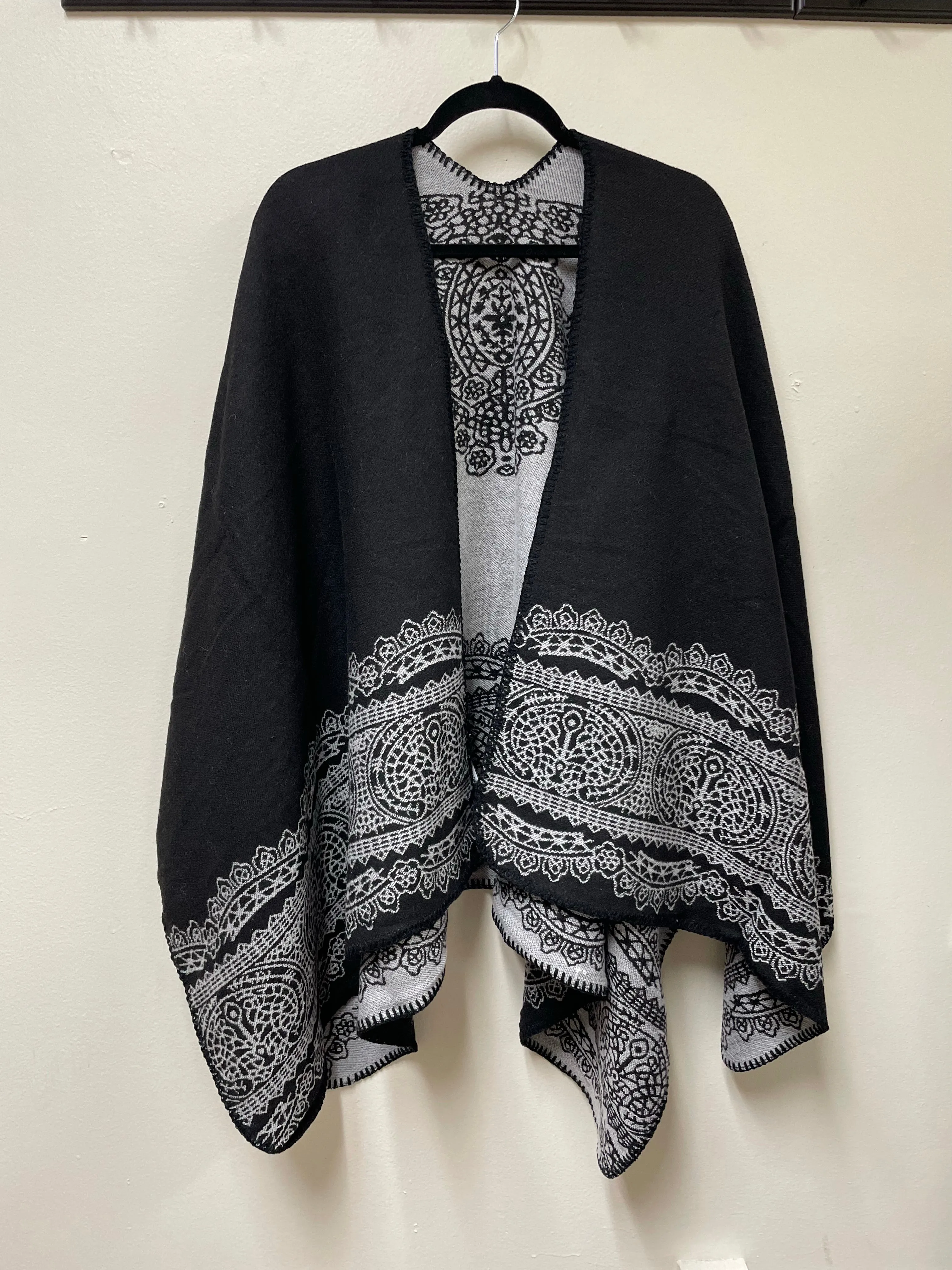 Fashion Poncho Reversible Women