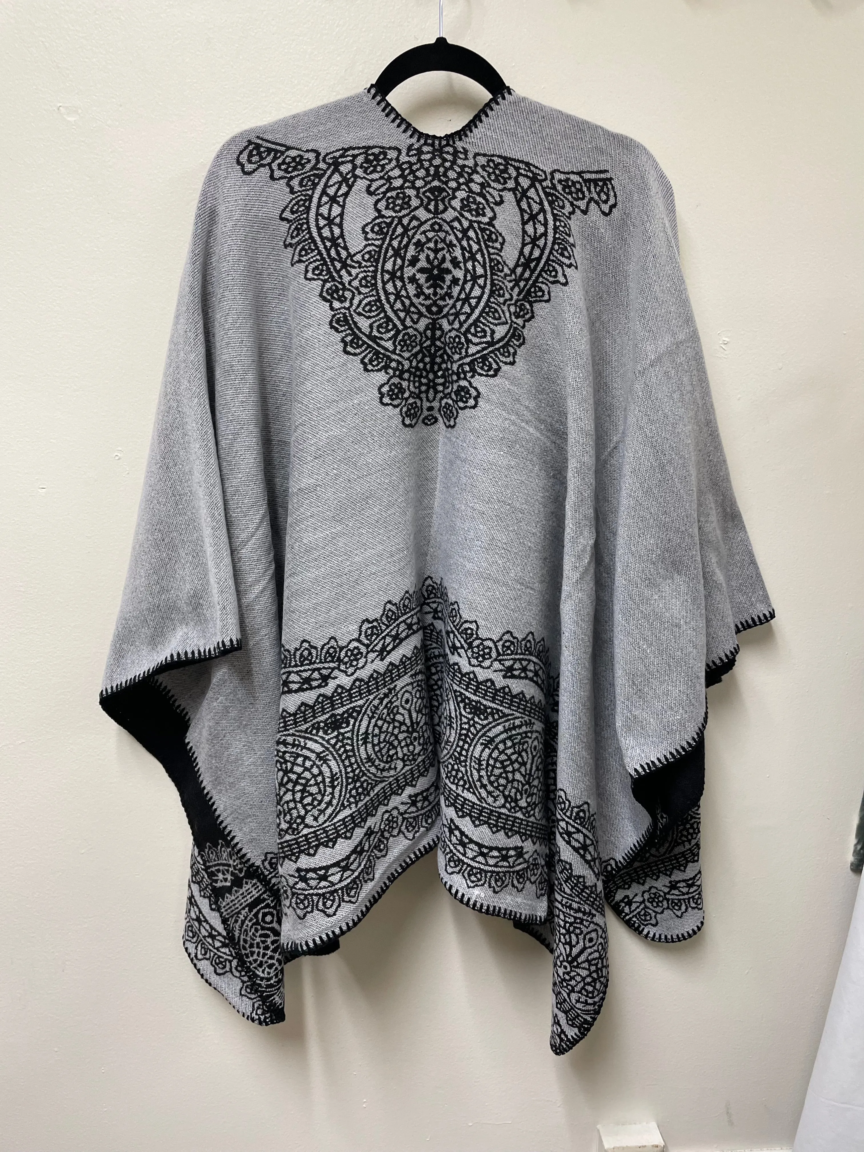 Fashion Poncho Reversible Women