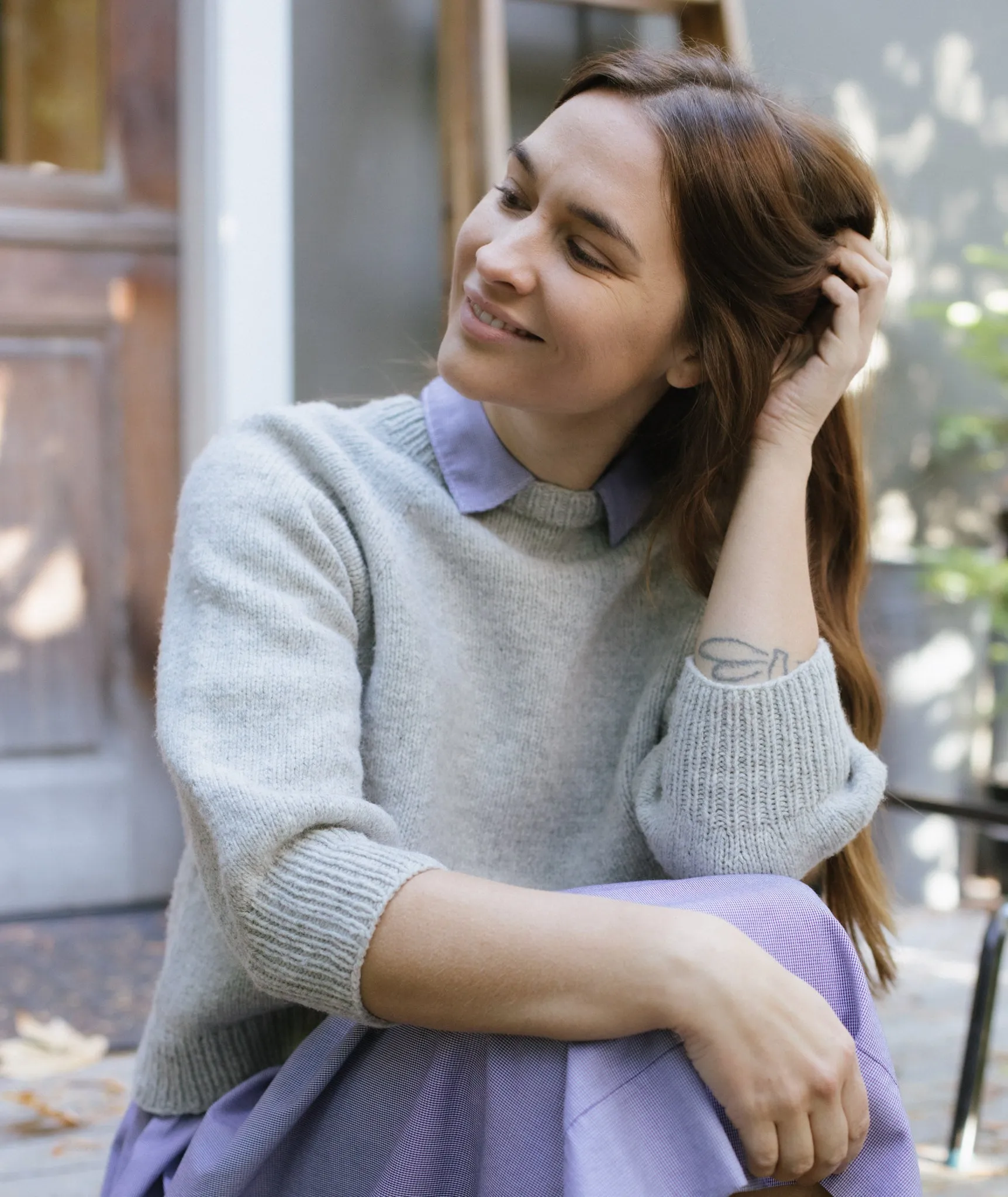 First Raglan Sweater Using Brooklyn Tweed Tones