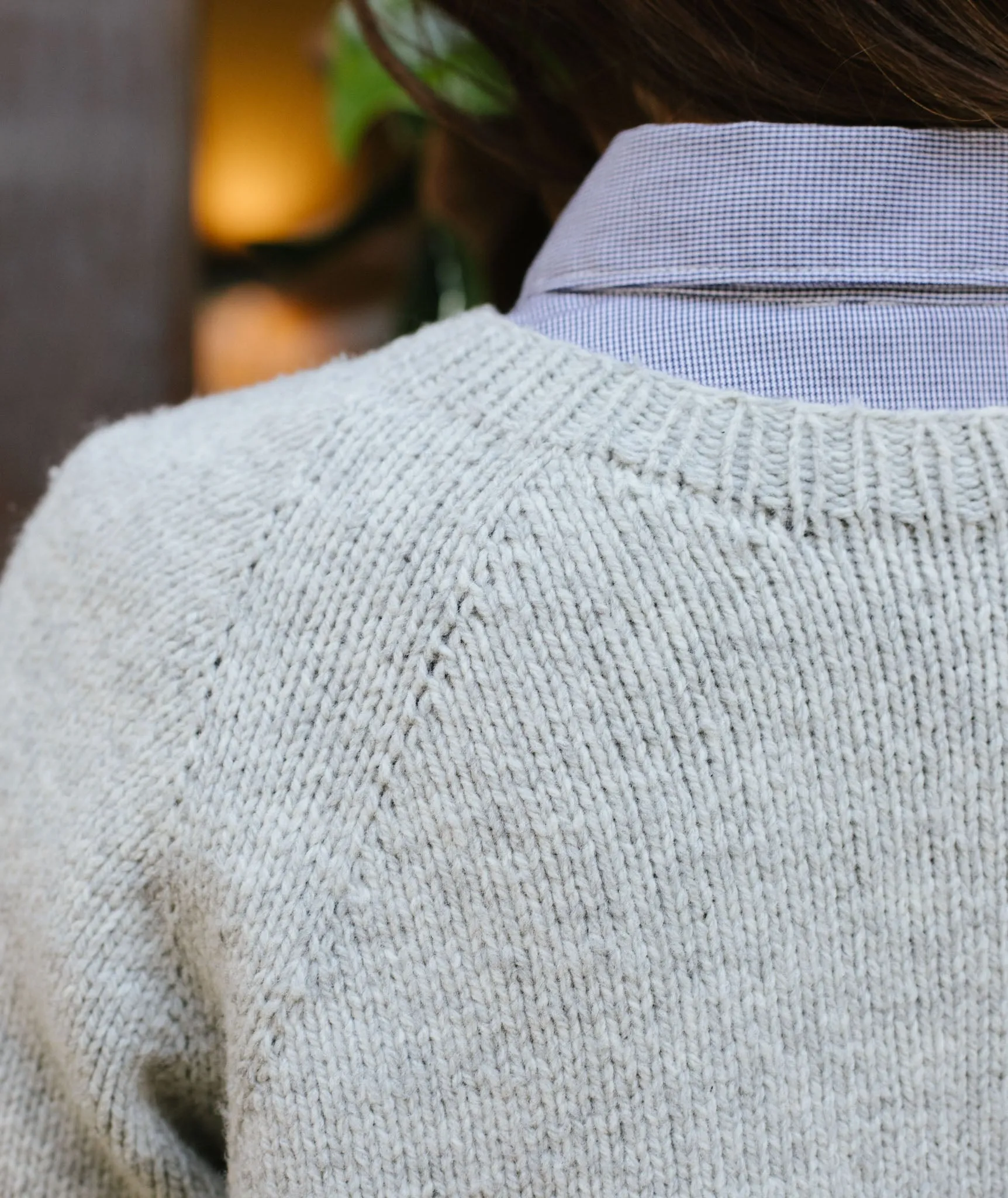 First Raglan Sweater Using Brooklyn Tweed Tones