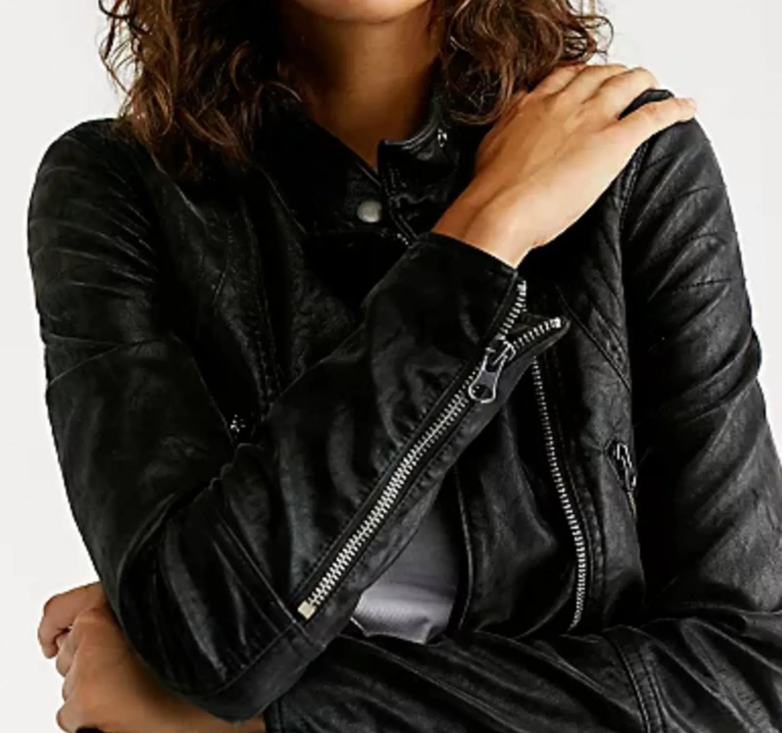 Free People We The Free Fenix Vegan Suede Jacket