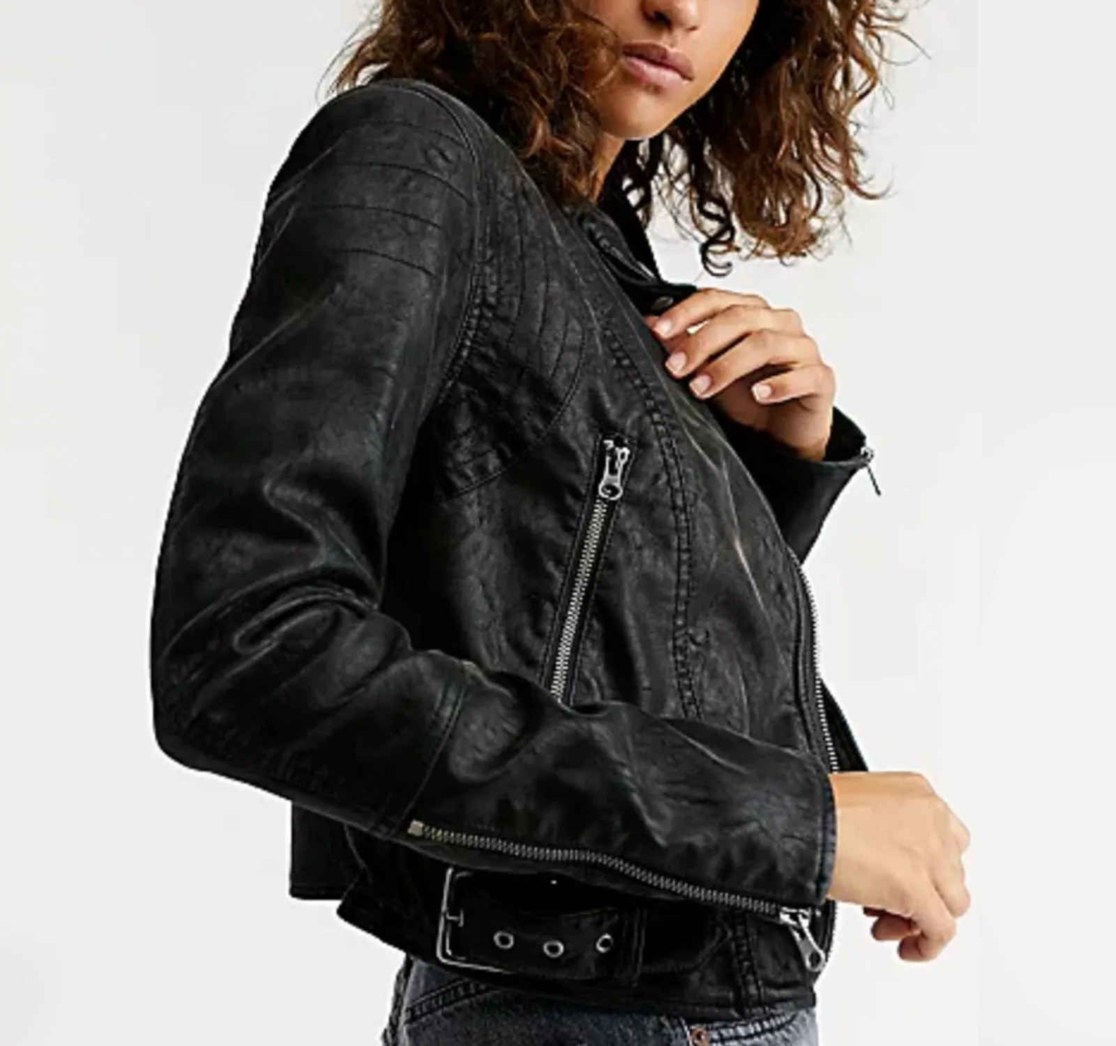 Free People We The Free Fenix Vegan Suede Jacket