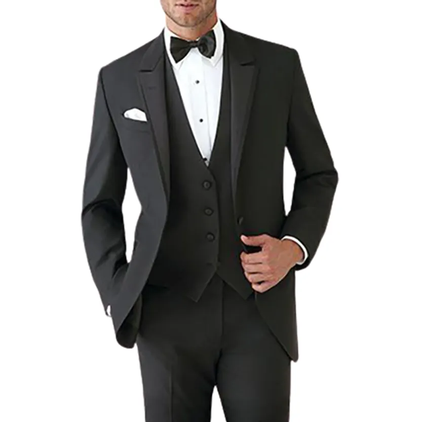 Funki Buys | Suits | Men's Formal Tuxedos | 3 Pcs Slim Fit